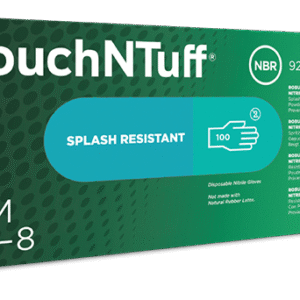 Ansell TouchNTuff 92-500 Guantes de Nitrilo - Con Talco, XL